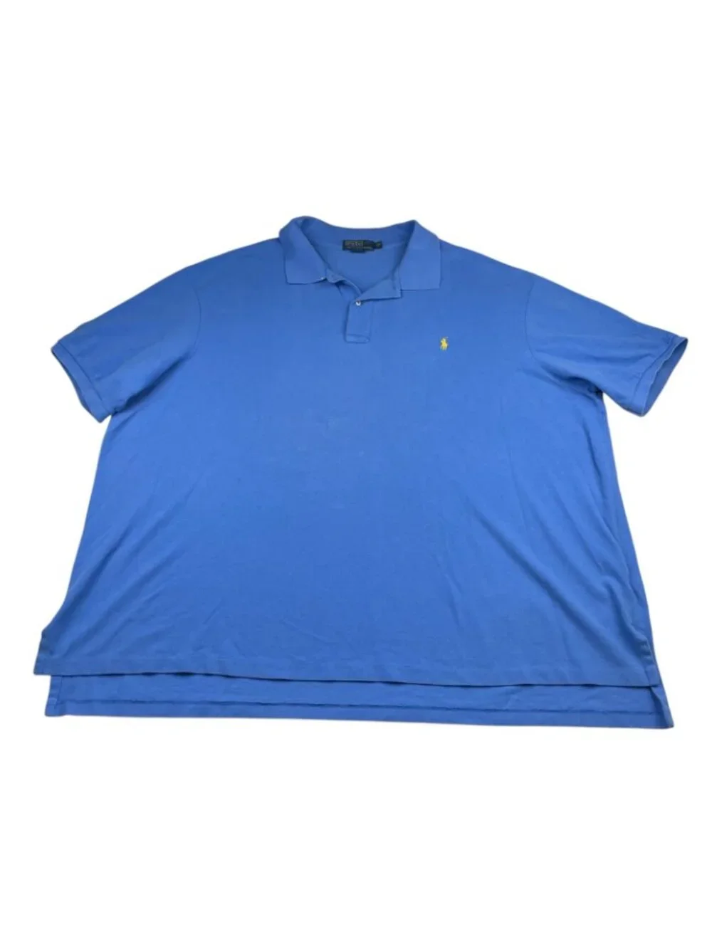 Polo Ralph Lauren Men's 100% Cotton S/S Polo Shirt Blue • 4XB | BIG